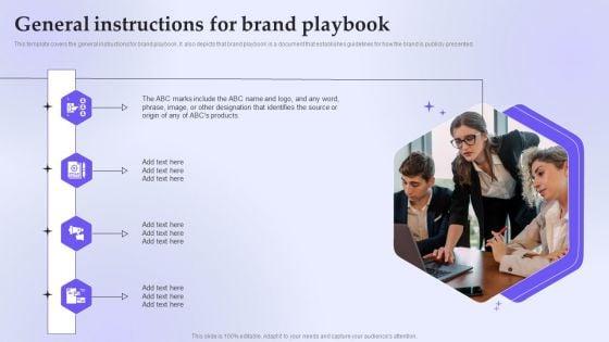 General Instructions For Brand Playbook Graphics PDF