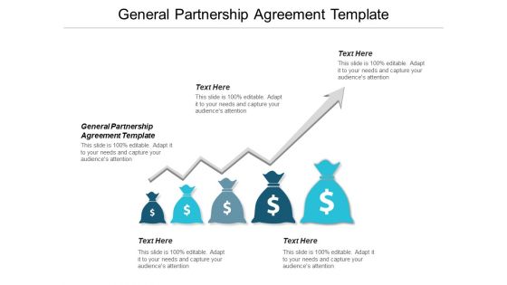 General Partnership Agreement Template Ppt PowerPoint Presentation Portfolio Cpb