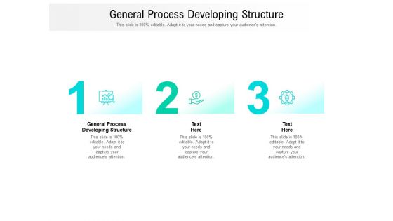 General Process Developing Structure Ppt PowerPoint Presentation Model Icon Cpb Pdf