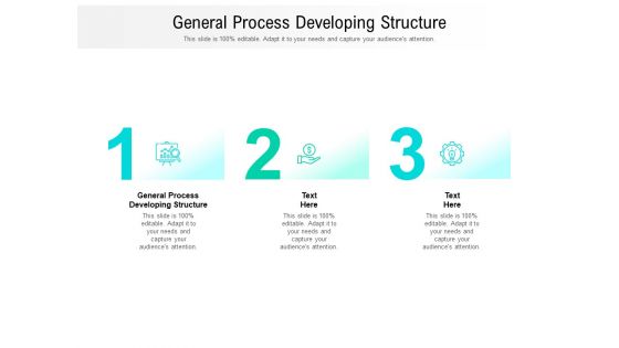 General Process Developing Structure Ppt PowerPoint Presentation Model Icon Cpb Pdf