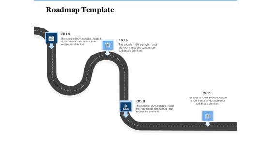 Generate Digitalization Roadmap For Business Roadmap Template Portrait PDF