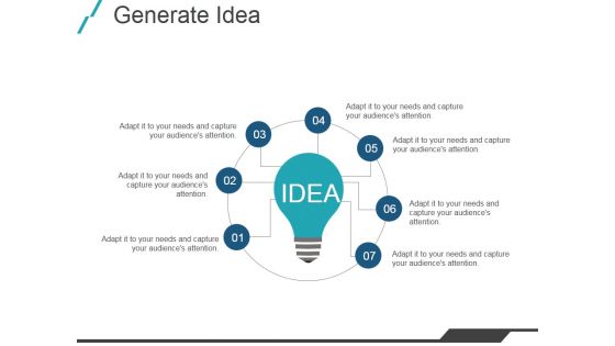 Generate Idea Ppt PowerPoint Presentation Show Visual Aids