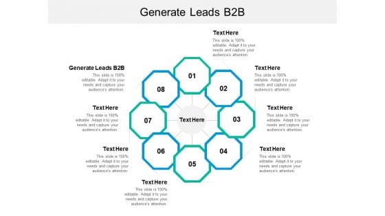 Generate Leads B2B Ppt PowerPoint Presentation Model Background Image Cpb