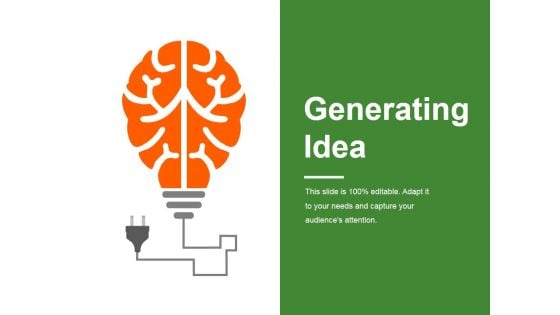 Generating Idea Ppt PowerPoint Presentation Outline