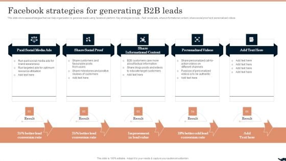 Generating Leads Through Facebook Strategies For Generating B2B Leads Graphics PDF Generating Leads Through Facebook Strategies For Generating B2B Leads Graphics PDF
