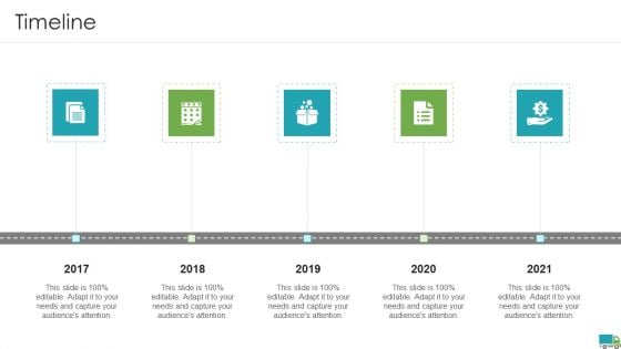 Generating Logistics Value Business Timeline Summary PDF