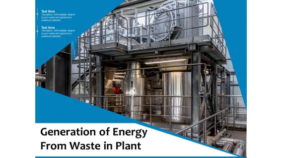 Generation Of Energy From Waste In Plant Ppt Inspiration Clipart PDF