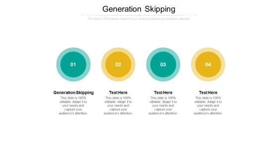 Generation Skipping Ppt PowerPoint Presentation Inspiration Microsoft Cpb