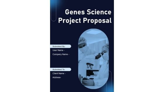 Genes Science Project Proposal Example Document Report Doc Pdf Ppt