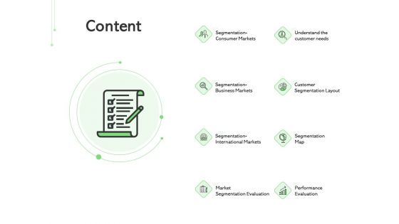 Geodemographic Classification Of Market Content Ppt PowerPoint Presentation File Aids PDF