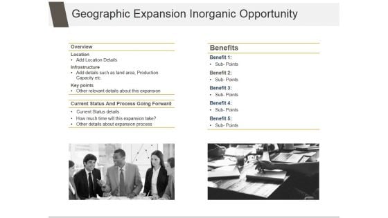 Geographic Expansion Inorganic Opportunity Ppt PowerPoint Presentation Slides