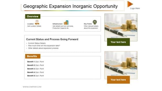 Geographic Expansion Inorganic Opportunity Ppt PowerPoint Presentation Summary Example Introduction