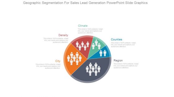 Geographic Segmentation For Sales Lead Generation Powerpoint Slide Graphics