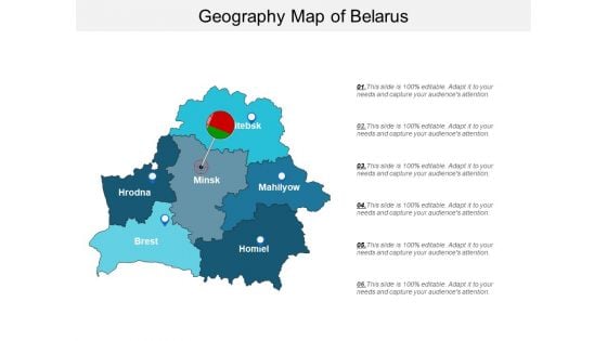 Geography Map Of Belarus Ppt PowerPoint Presentation Slides Portrait