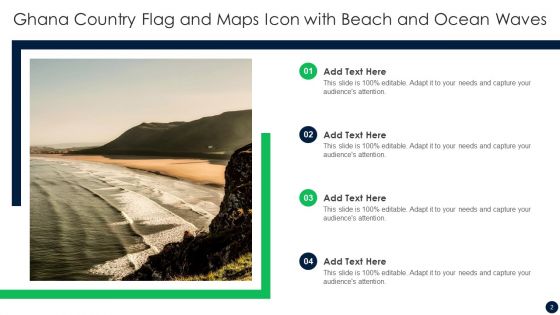 Ghana Country Flag And Maps Icon Ppt PowerPoint Presentation Complete With Slides