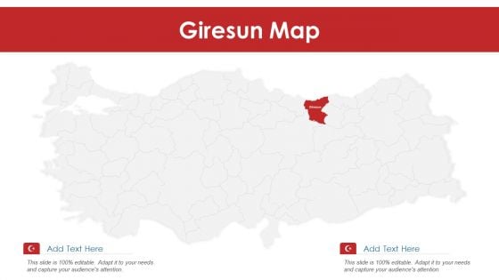 Giresun Map PowerPoint Presentation PPT Template PDF