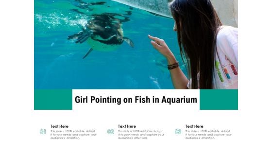 Girl Pointing On Fish In Aquarium Ppt PowerPoint Presentation File Backgrounds PDF