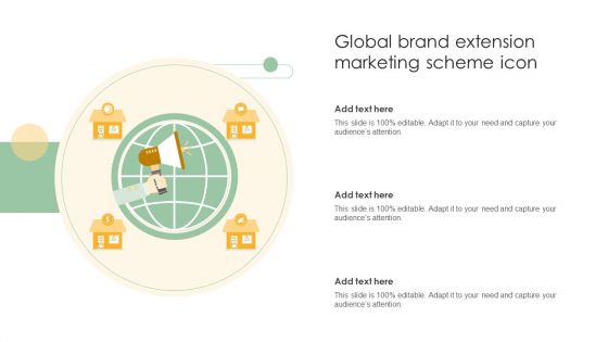 Global Brand Extension Marketing Scheme Icon Demonstration PDF