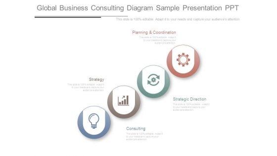 Global Business Consulting Diagram Sample Presentation Ppt