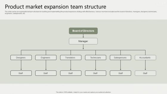 Global Business Market Development Guide Product Market Expansion Team Structure Formats PDF