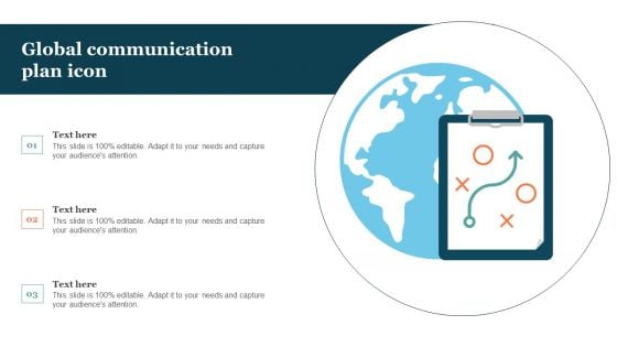 Global Communication Plan Plan Icon Inspiration PDF