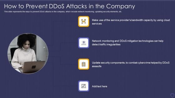 Global Cyber Terrorism Incidents On The Rise IT How To Prevent Ddos Attacks In The Company Designs PDF