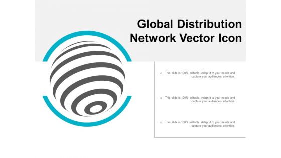 Global Distribution Network Vector Icon Ppt PowerPoint Presentation Professional Clipart