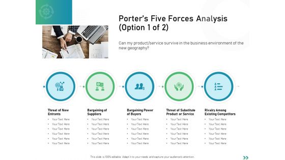 Global Expansion Strategies Porters Five Forces Analysis Buyers Ppt Show Brochure PDF