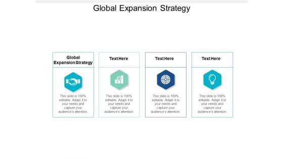 Global Expansion Strategy Ppt PowerPoint Presentation Infographic Template Portfolio Cpb