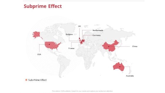 Global Financial Crisis 2008 Subprime Effect Ppt Professional PDF