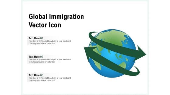 Global Immigration Vector Icon Ppt PowerPoint Presentation Layouts Background Images