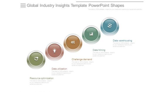 Global Industry Insights Template Powerpoint Shapes