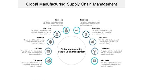 Global Manufacturing Supply Chain Management Ppt PowerPoint Presentation Ideas Layout Cpb