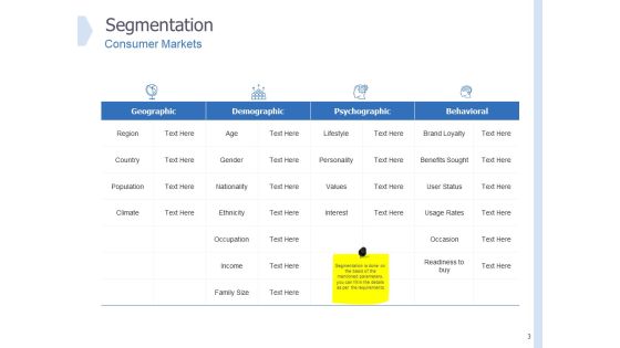 Global Market Segmentation Ppt PowerPoint Presentation Complete Deck With Slides Slide03