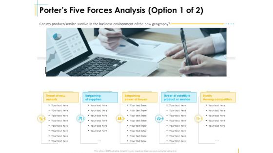 Global Organization Marketing Strategy Development Porters Five Forces Analysis Bargaining Pictures PDF