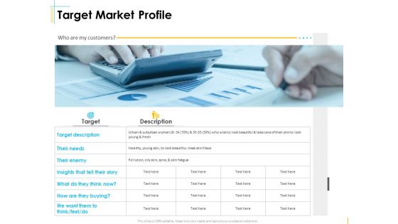 Global Organization Marketing Strategy Development Target Market Profile Inspiration PDF