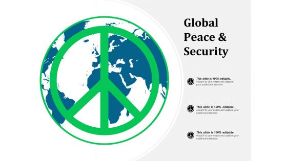 Global Peace And Security Ppt PowerPoint Presentation Pictures Structure