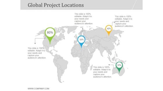 Global Project Locations Ppt PowerPoint Presentation Information