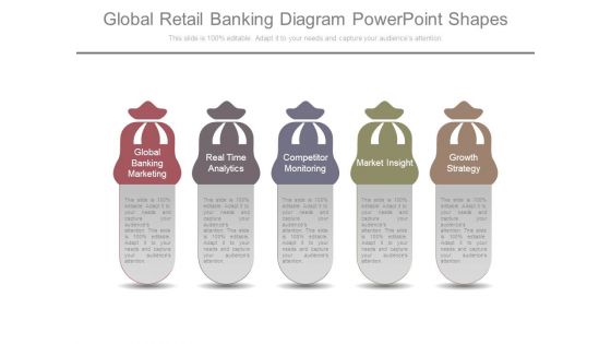 Global Retail Banking Diagram Powerpoint Shapes