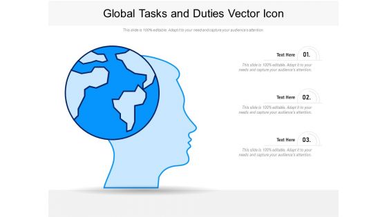 Global Tasks And Duties Vector Icon Ppt PowerPoint Presentation Portfolio Background Images PDF