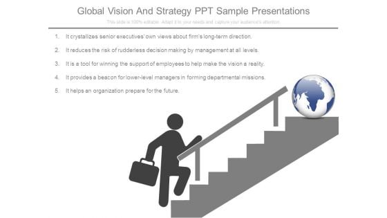 Global Vision And Strategy Ppt Sample Presentations