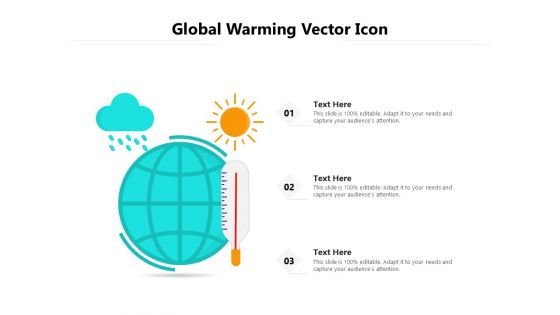 Global Warming Vector Icon Ppt PowerPoint Presentation File Vector PDF