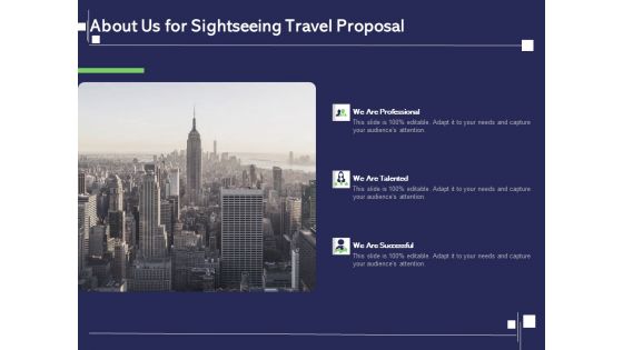 Globetrotting Tour About Us For Sightseeing Travel Proposal Ppt PowerPoint Presentation Ideas Display PDF