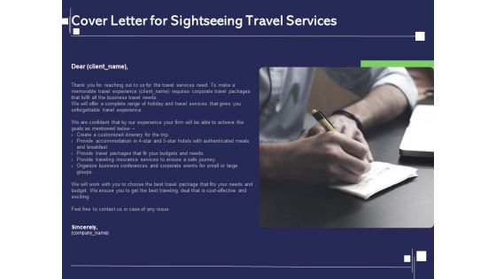 Globetrotting Tour Cover Letter For Sightseeing Travel Services Ppt PowerPoint Presentation Sample PDF Globetrotting Tour Cover Letter For Sightseeing Travel Services Ppt PowerPoint Presentation Sample PDF