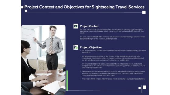 Globetrotting Tour Project Context And Objectives For Sightseeing Travel Services Ppt PowerPoint Presentation Ideas Aids PDF Globetrotting Tour Project Context And Objectives For Sightseeing Travel Services Ppt PowerPoint Presentation Ideas Aids PDF