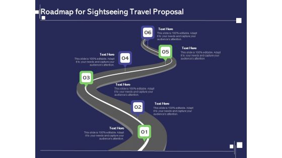 Globetrotting Tour Roadmap For Sightseeing Travel Proposal Ppt PowerPoint Presentation File Themes PDF