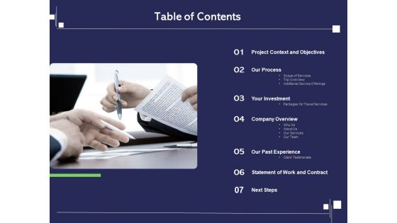Globetrotting Tour Table Of Contents Ppt PowerPoint Presentation Professional Graphic Images PDF Globetrotting Tour Table Of Contents Ppt PowerPoint Presentation Professional Graphic Images PDF
