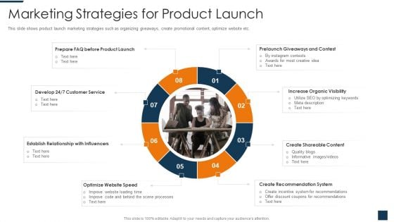 Go To Market Strategy For New Product Marketing Strategies For Product Launch Graphics PDF