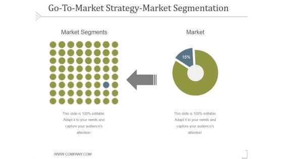 Go To Market Strategy Market Segmentation Ppt PowerPoint Presentation Inspiration