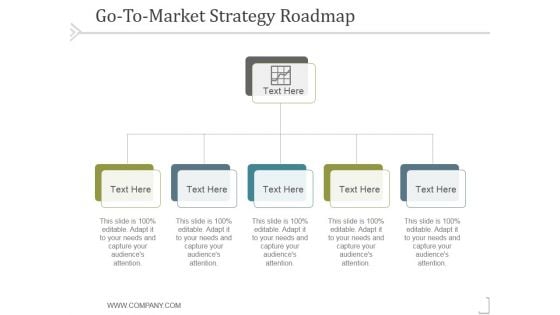 Go To Market Strategy Roadmap Template 1 Ppt PowerPoint Presentation Deck